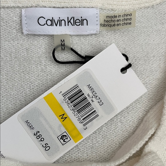 Calvin Klein Women's Black and White Striped Sweater - Picture 2 of 11